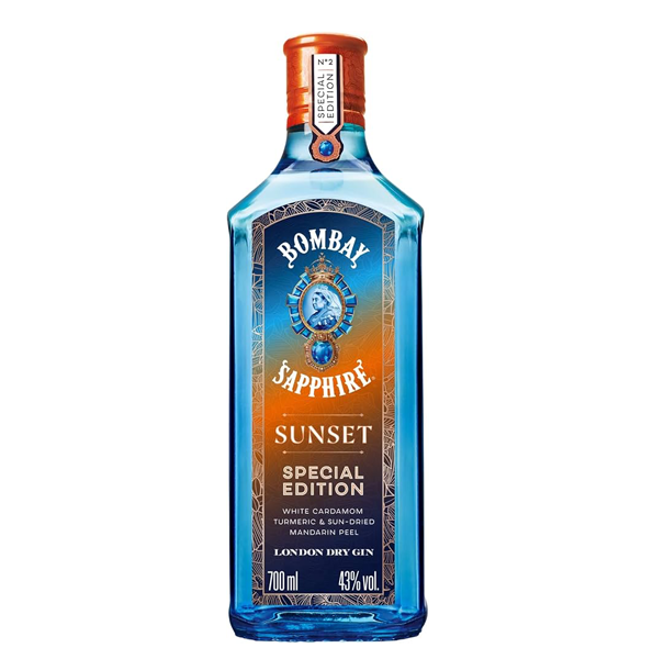 BOMBAY SAPPHIRE SUNSET SPECIAL EDITION LONDON DRY GIN - 700ML