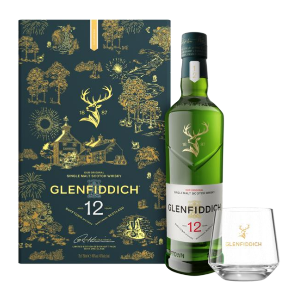 GLENFIDDICH 12 YEAR OLD CNY 2027 GIFT SET - 700ML