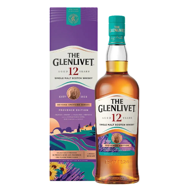 A* - GLENLIVET 12 YEARS PROVENCE EDITION - 700ML