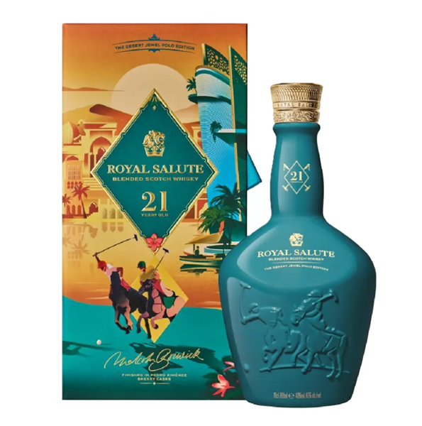 A* - ROYAL SALUTE 21 YEARS DESERT JEWEL  POLO EDITION - 700ML