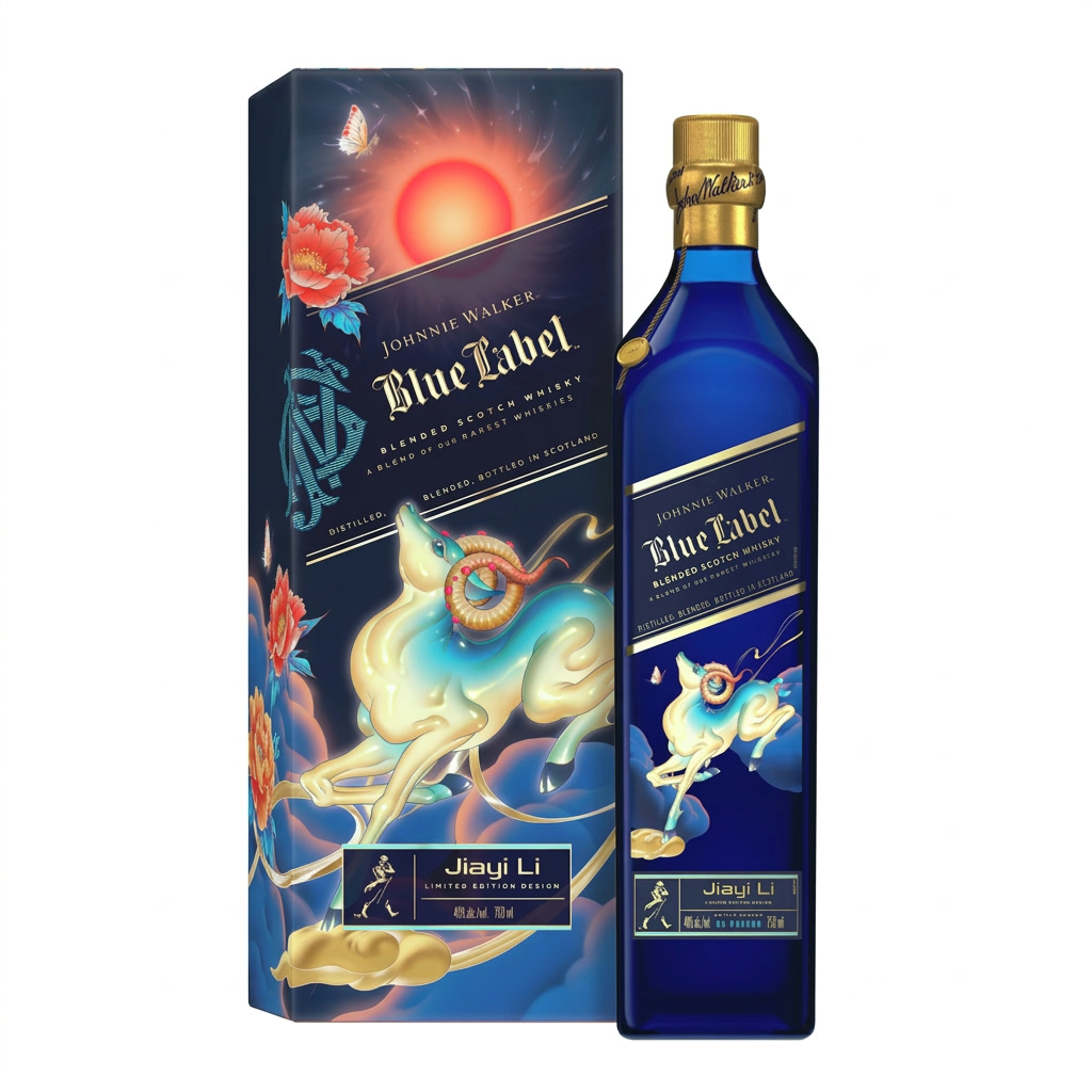 JOHNNIE WALKER BLUE LABEL CNY GOAT (JIAYI LI) EDITION 2027 - 750ML